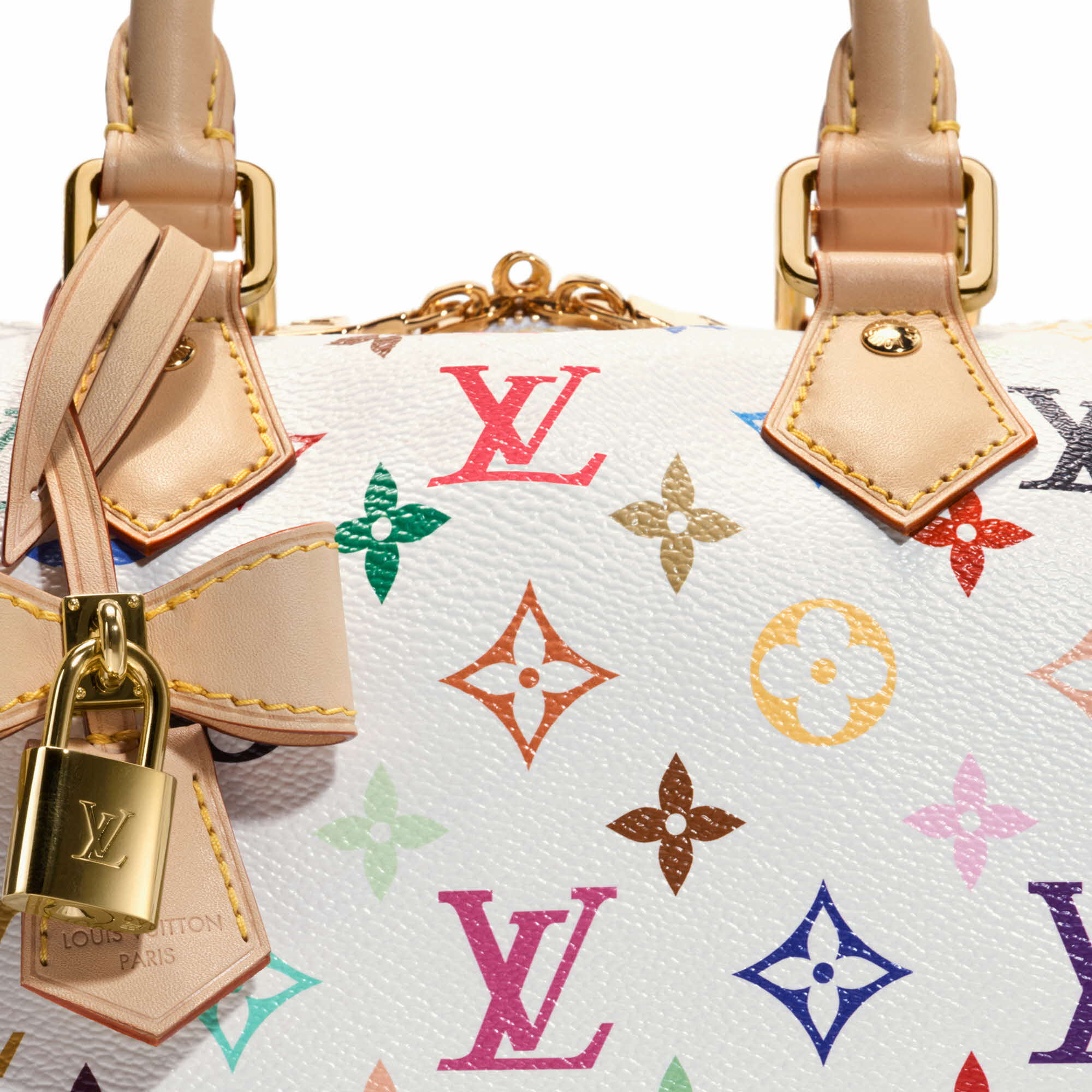 Close up image of a Louis Vuitton bag