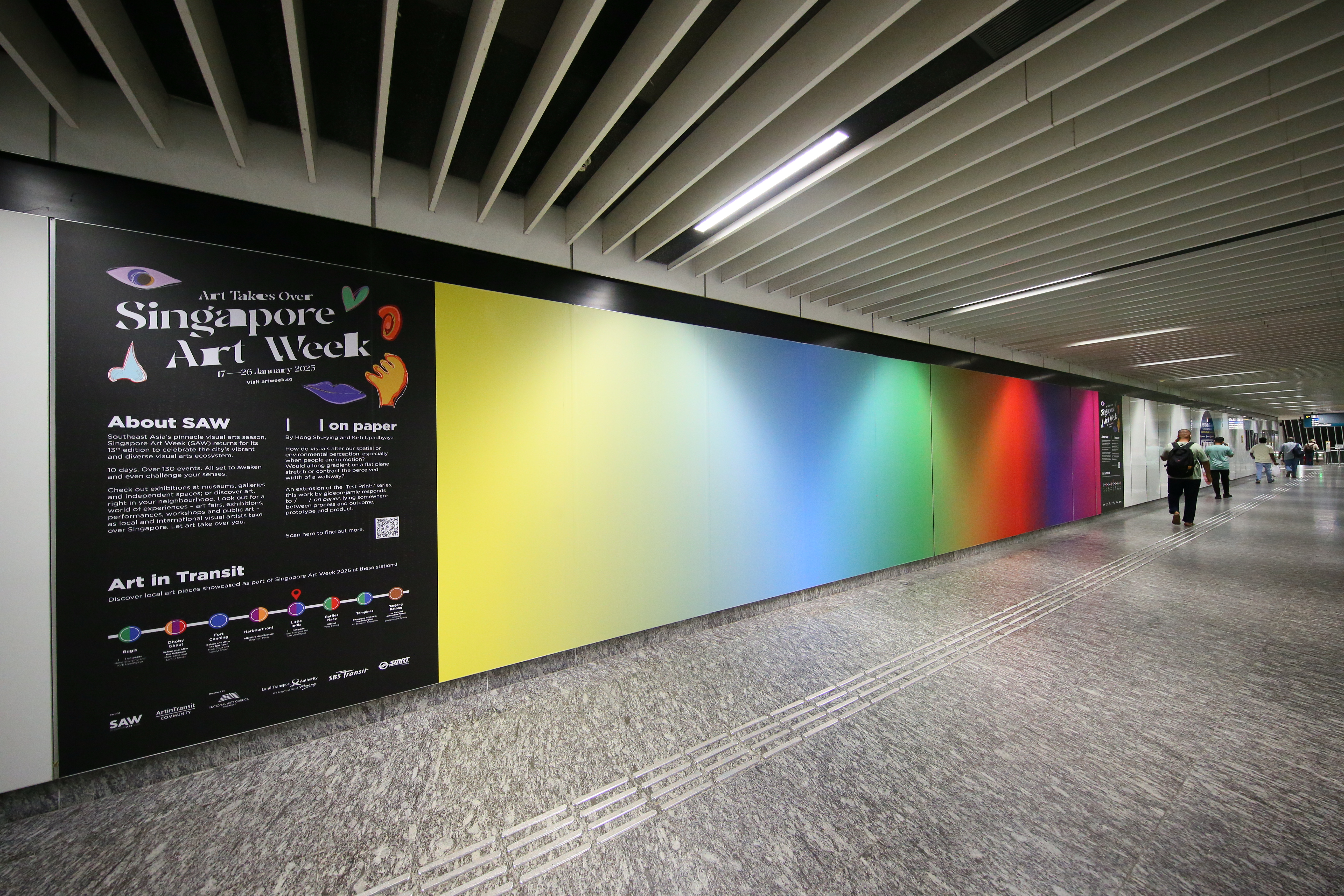 Image of artwork at MRT station