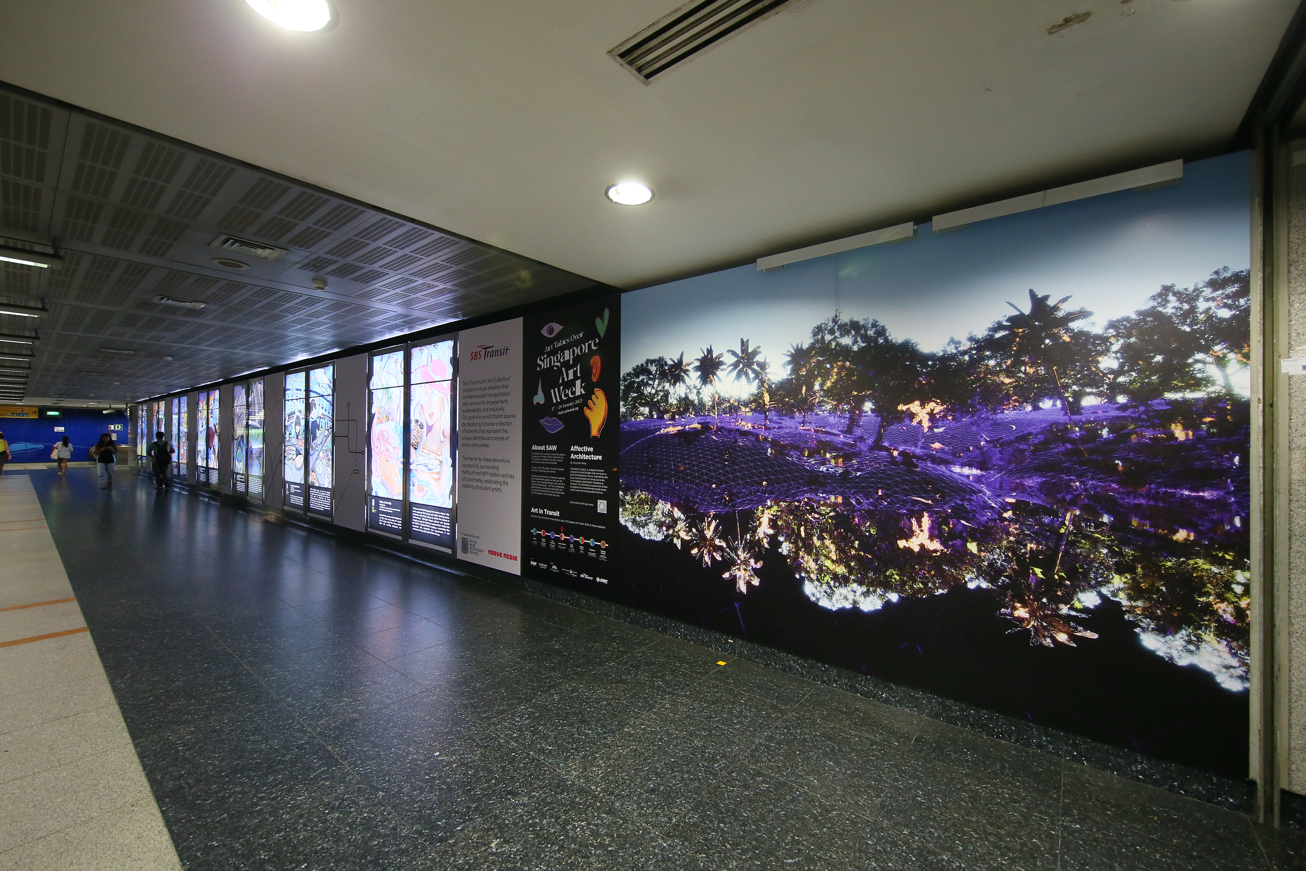 Image of artwork at MRT station